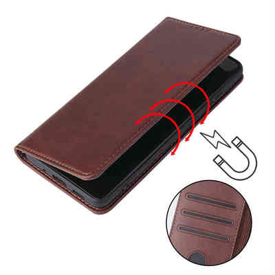 适用于小米pocom6pro手机壳POCO保护套翻盖M6pro插卡皮套5G全包防摔软壳xiaomi创意商务磁吸por男女高档外壳