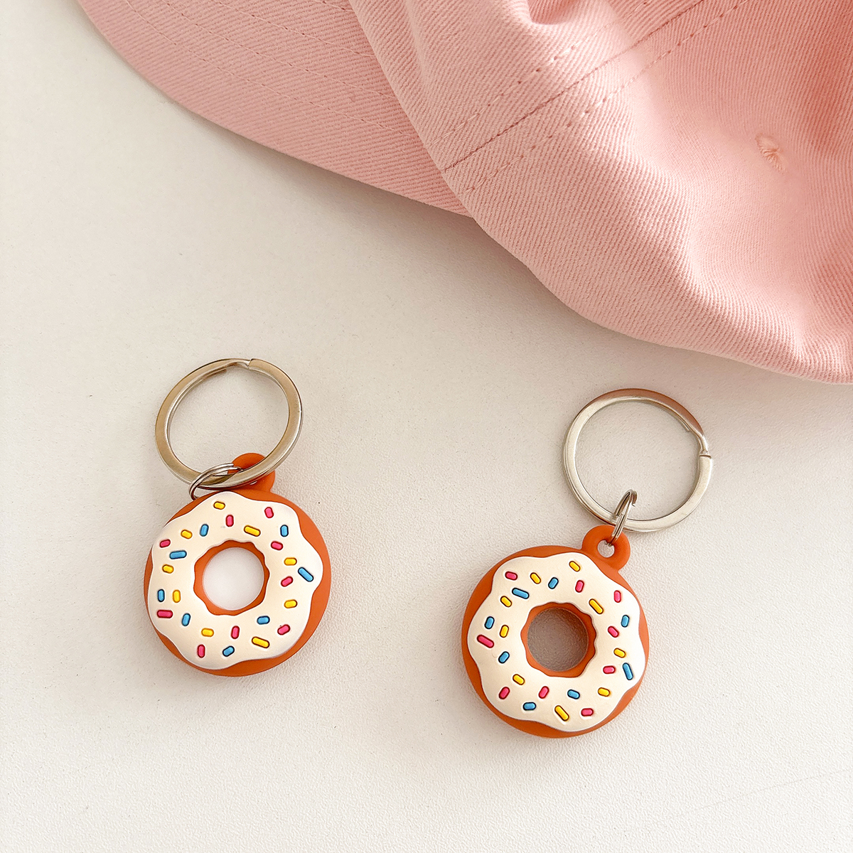 适用于airtag保护套苹果airtag保护壳硅胶软壳钥匙扣定位防丢器套