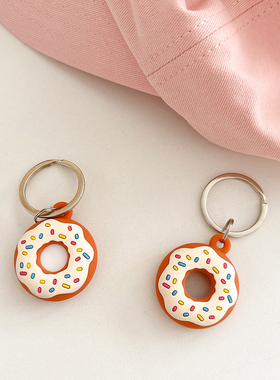 适用于airtag保护套苹果airtag保护壳硅胶软壳钥匙扣定位防丢器套