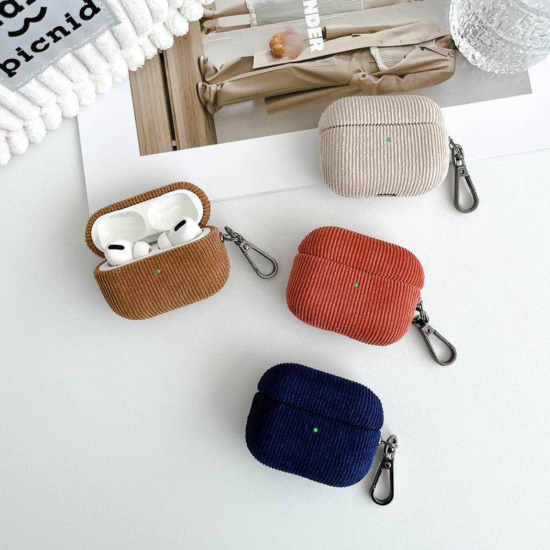 适用airpods4保护壳airpodspro3保护套pro2苹果蓝牙耳机套盒4四代aipods灯芯绒airpod布纹ipod软壳pro3二三代,3C数码配件,耳机保护套,淘宝优惠券,粉丝福利购,淘宝优惠卷