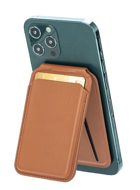 强磁MagSafe磁吸转轴支架适用iPhone15promax卡套横向竖向插卡闪刷手机卡包苹果14/13/12华为三星磁吸壳小米
