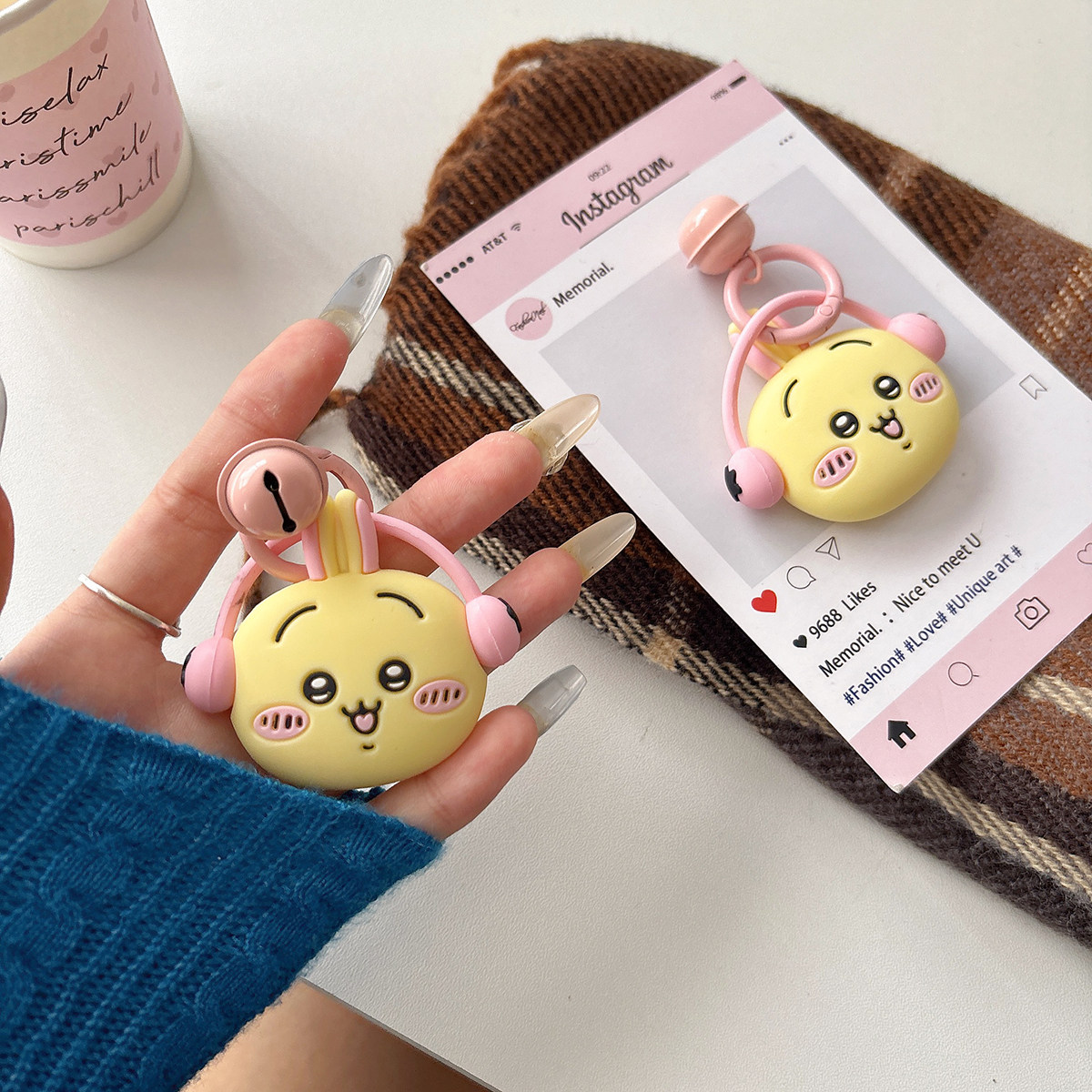 乌萨奇Airtag保护套全包卡通适用苹果airtag保护壳项圈钥匙防丢器,3C数码配件,数码防丢器保护套,淘宝优惠券,粉丝福利购,淘宝优惠卷