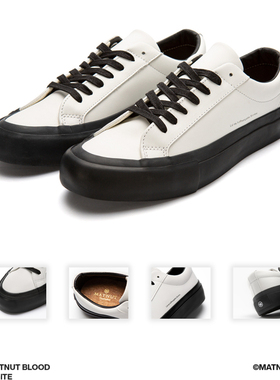 MATNUT BLOOD 白色黑底  国潮 小众原创设计 低帮 板鞋 明星同款