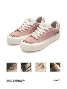 ZOO动物园 粉红豹 明星同款 TYPE 板鞋 2.0 厚底增高 MATNUT 粉色