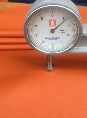 流行橙色进口头层小牛皮大众宝马奔驰通用汽车座椅包包手工DIY