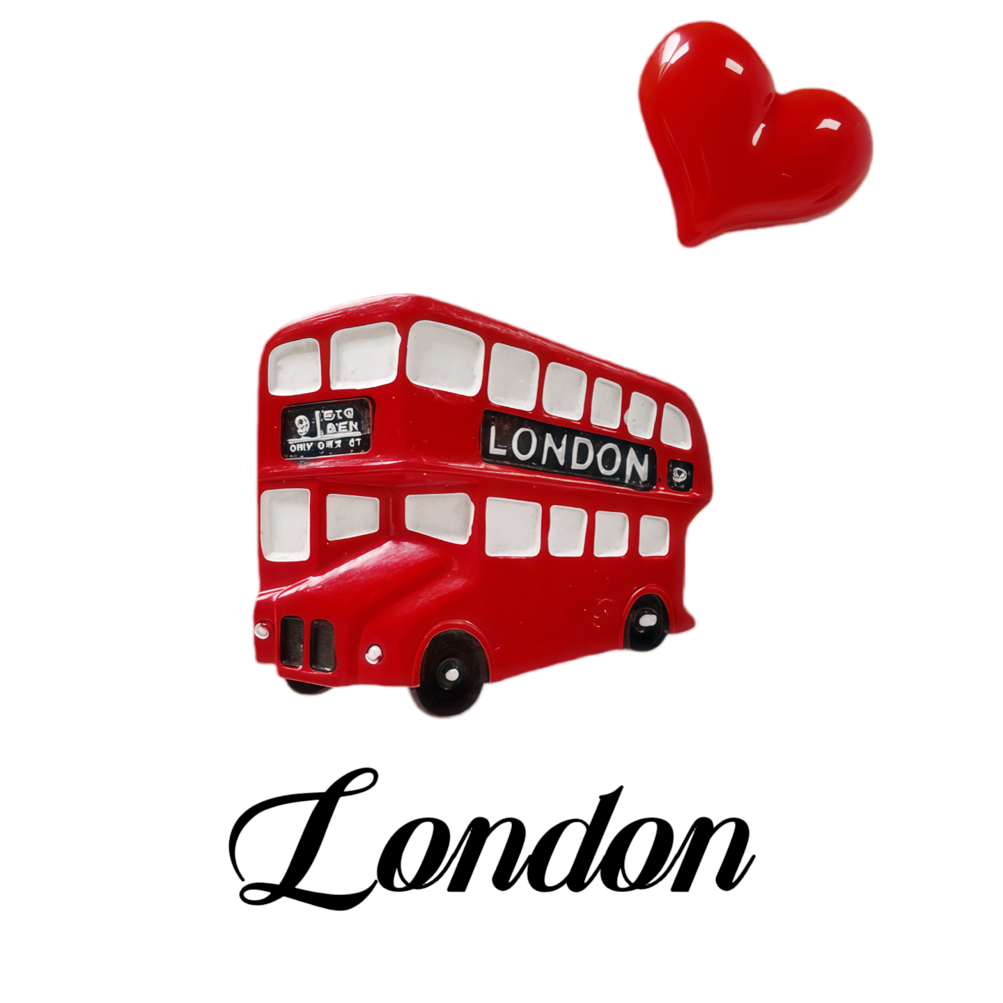 英国伦敦红色双层巴士冰箱贴