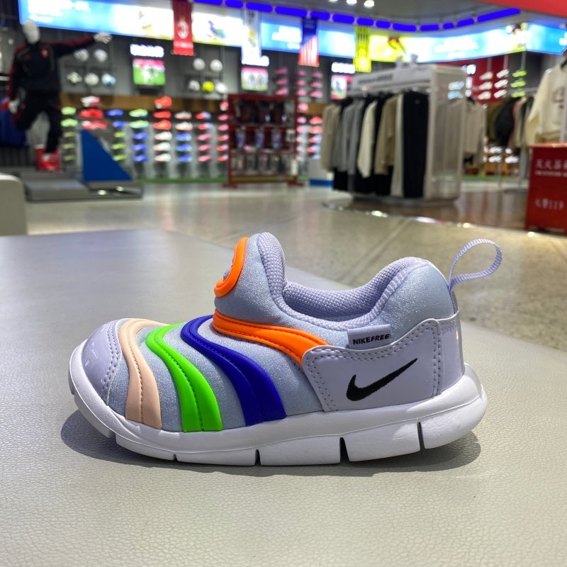 NIKE耐克毛毛虫男女童婴童运动鞋轻便软底冬易穿脱一脚蹬 343938