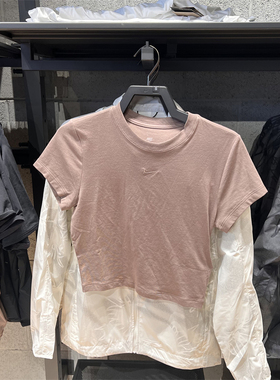 Nike耐克女子25夏季新款运动休闲透气圆领短袖T恤HF9539-101-233