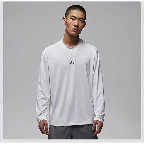 NIKE耐克男长袖T恤26春新款篮球宽松透气圆领打底衫IF0888-100