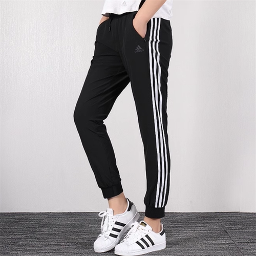 阿迪达斯女子简约百搭运动长裤