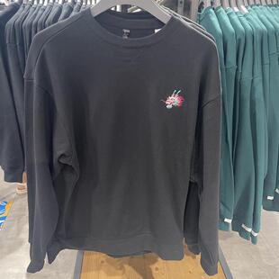 Adidas阿迪达斯男子龙年刺绣新年款套头衫卫衣JE6102 JE6107