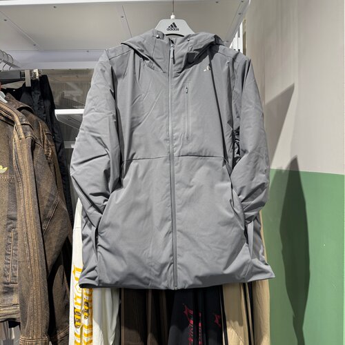 Adidas阿迪达斯男子羽绒服外套26冬季新款户外保暖冲锋衣 KY5659