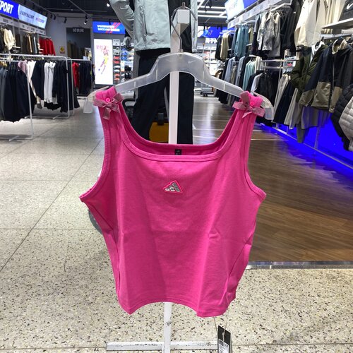 Adidas阿迪达斯背心女春季跑步健身瑜伽透气无袖T恤运动服KS0044