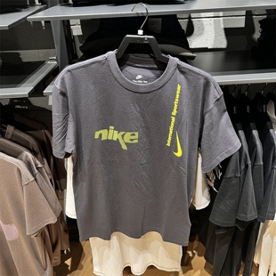 NIKE耐克短袖男2025新款运动休闲宽松印花圆领t恤HQ9263-060