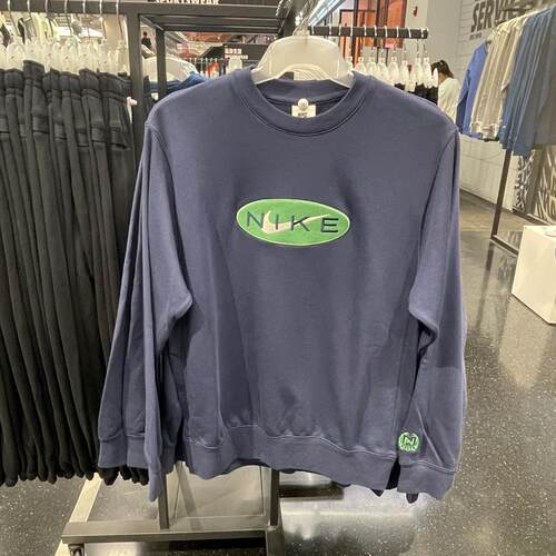 Nike耐克卫衣男春秋新款运动休闲透气圆领长袖针织套头衫FZ4729