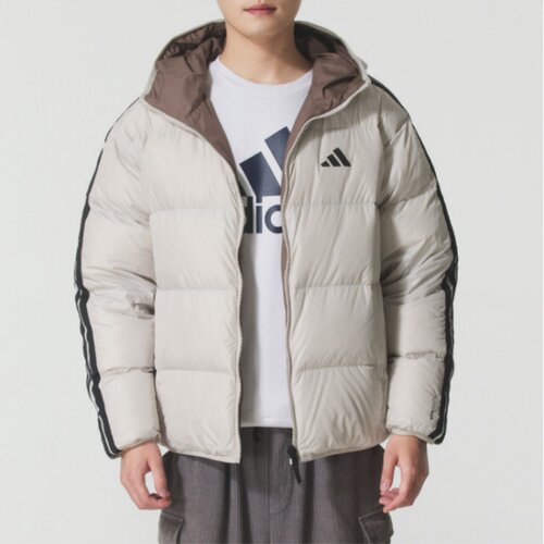 Adidas阿迪达斯男休闲外套2025冬新款运动连帽保暖羽绒服KC2490