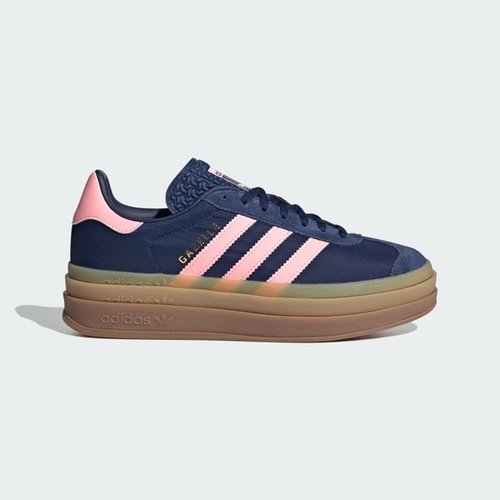 adidas阿迪达斯三叶草女鞋GAZELLE厚底德训板鞋IG4390