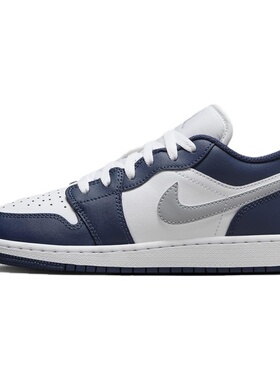 Jordan耐克男女童AJ1板鞋大童运动童鞋夏低帮气垫553560