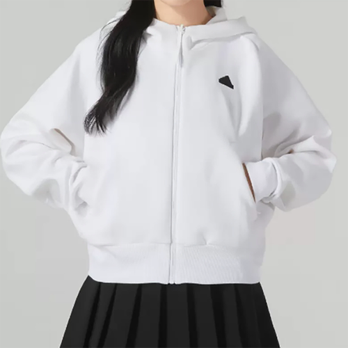 正品Adidas/阿迪达斯女子秋新款运动休闲防风连帽夹克外套IN5133