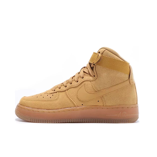 正品Nike/耐克女鞋空军一号AF1小麦色大童休闲鞋CK0262-700