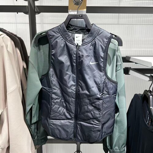 NIKE/耐克女子背心冬季新款休闲运动保暖轻便黑色马甲IF1244-010