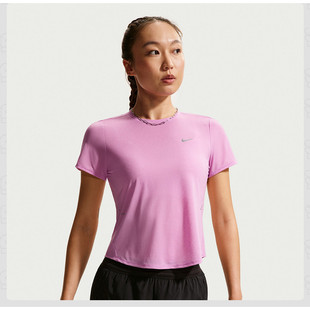 NIKE耐克夏季新款女轻薄透气运动健身短袖短款修身T恤IF1681-503