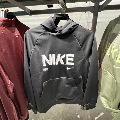 Nike耐克男士卫衣25新款印花加绒运动休闲上衣IF2193-010