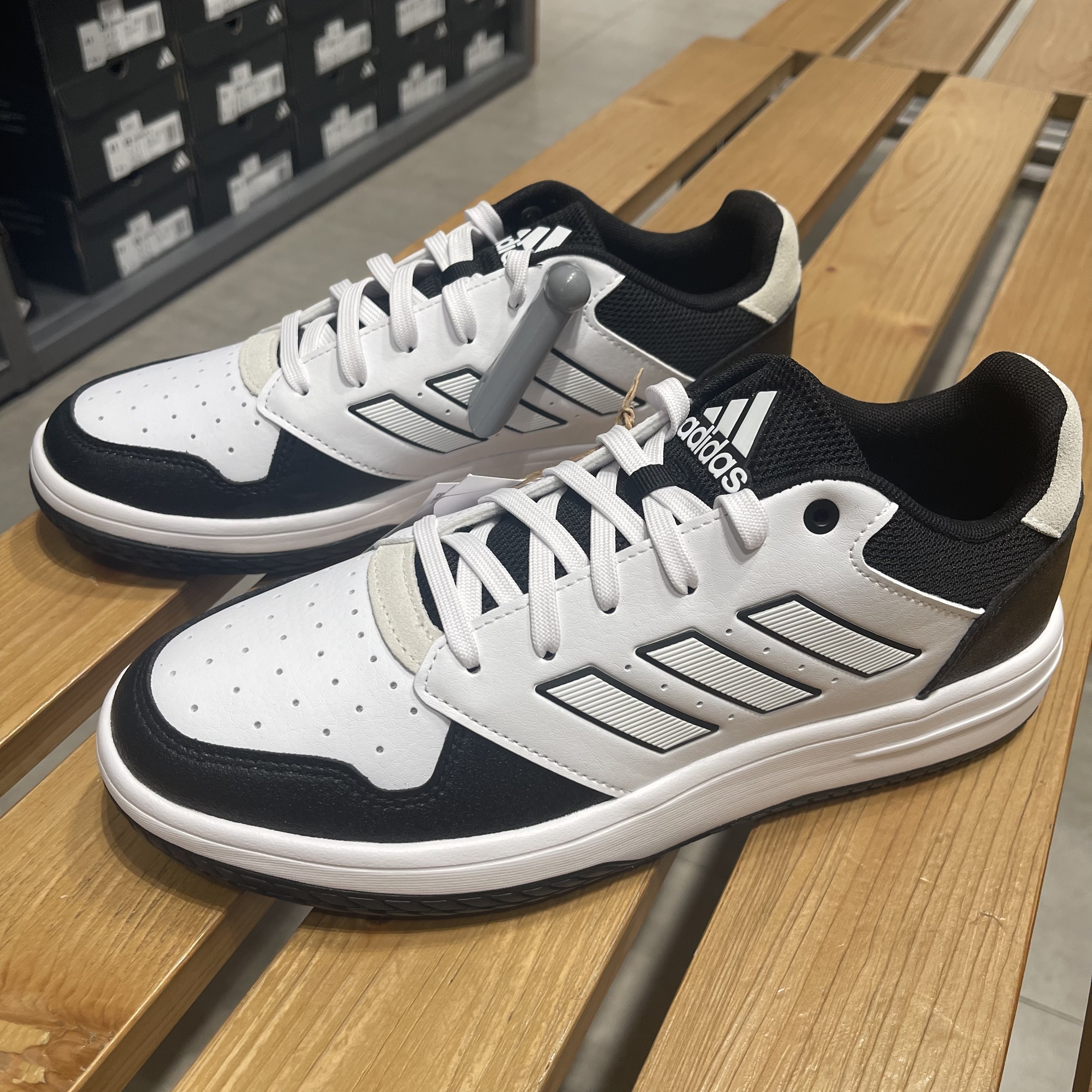 Adidas/阿迪达斯经典GAMETALKER男子耐磨运动鞋休闲鞋HQ2213