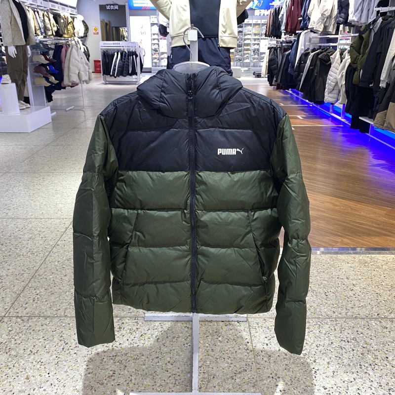 PUMA彪马男款羽绒服2025冬季新款休闲夹克运动防风保暖外套694699