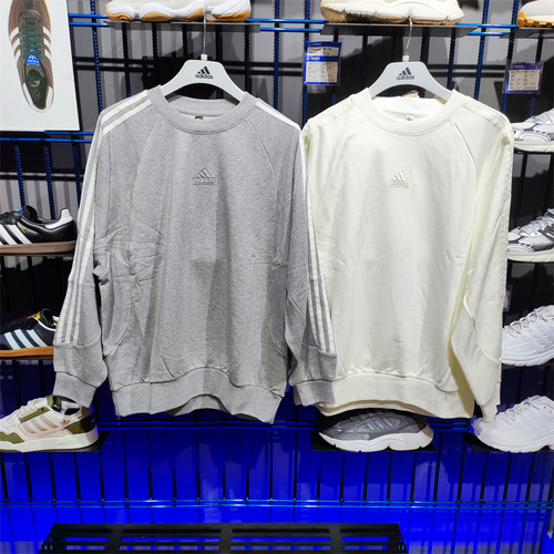 阿迪达斯男女圆领卫衣套头衫