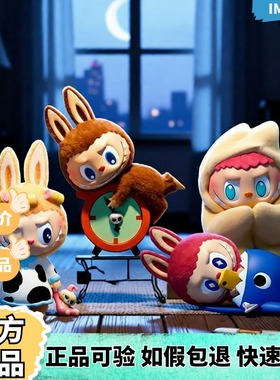 POPMART泡泡玛特拉布布THE MONSTERS凌晨一点系列手办盲盒LABUBU