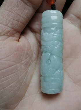 玉阅珠宝男女翡翠天然吊坠