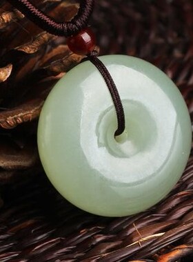 玉阅珠宝男女和田玉天然吊坠