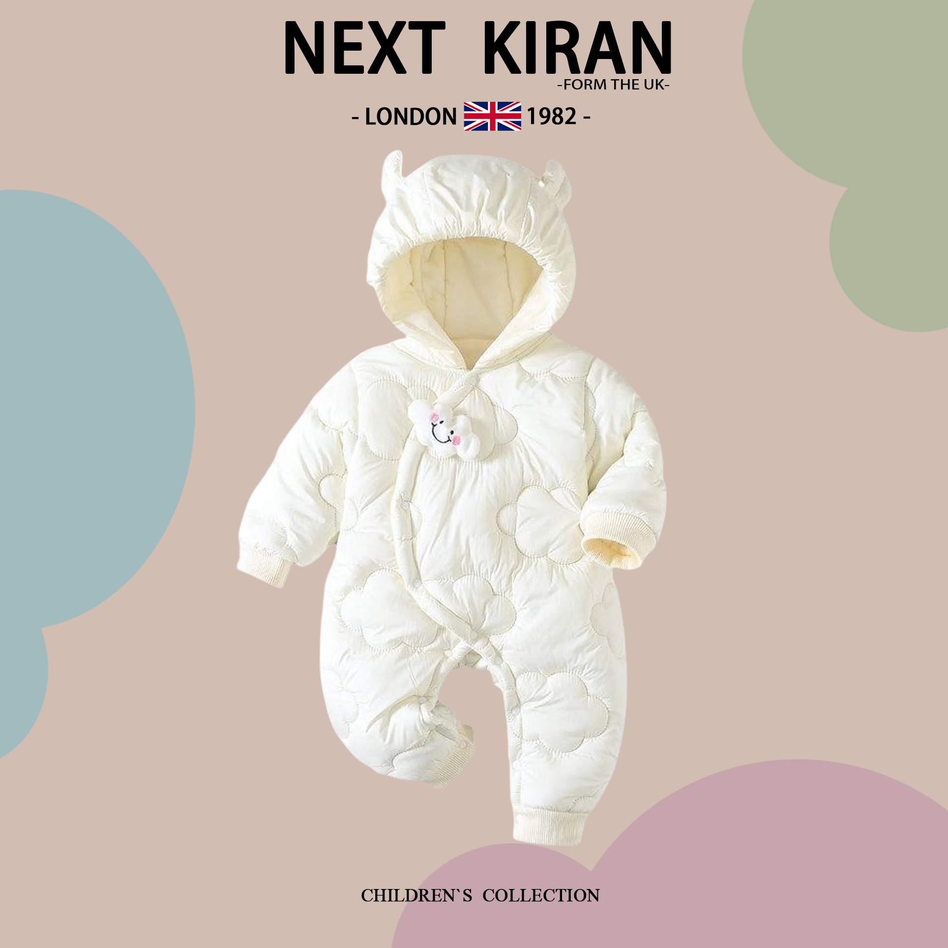 婴儿衣服冬装新生男女宝宝连体衣