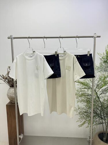 欧洲站女装PH23正品2026夏季短袖T恤裙+牛仔腰封两件套5486