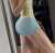 Sunny Blue Peach Line Fitness Shorts