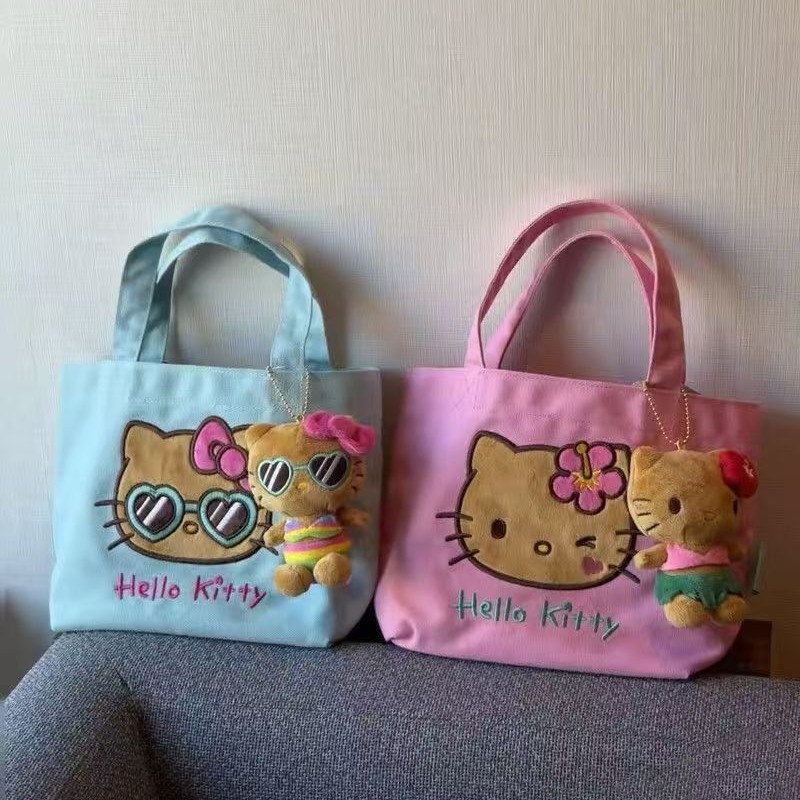 黑皮HelloKitty新款刺绣通勤|