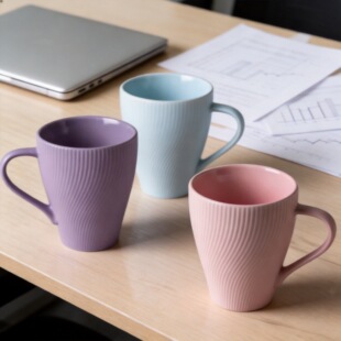 高档马克杯陶瓷杯水杯家用咖啡杯高颜值办公室茶杯情侣杯子酒店用