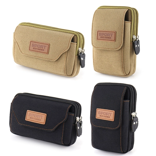 Мужской ремень, универсальная поясная сумка, модный мобильный телефон, городской стиль