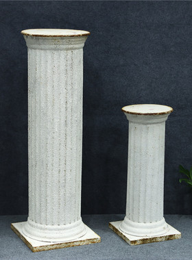 铁艺落地铁艺花架花台罗马柱花台