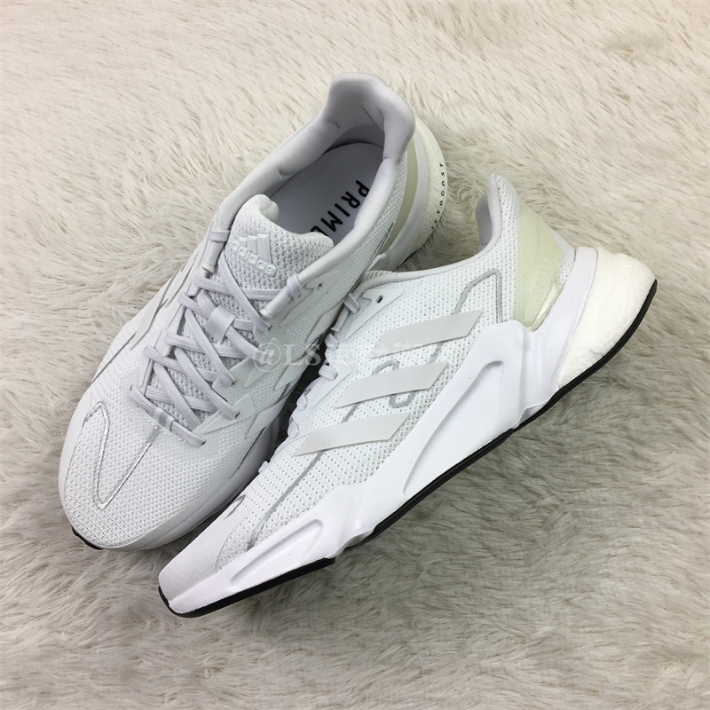 阿迪达斯x9000减震boost轻便透气反光夜视运动休闲跑鞋白男s23650