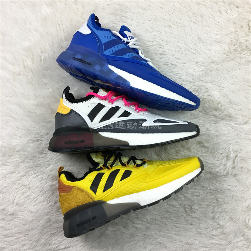 阿迪达斯三叶草zx 2k boost高端联名运动休闲男女跑步潮鞋fz0480