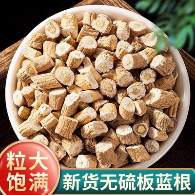 板蓝根中药材500g克 板篮根中药板兰根草药板蓝根粉 块 片 茶正品