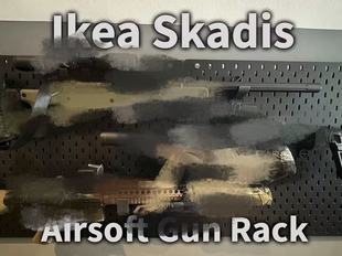 适用宜家SKADIS斯考迪斯洞洞板发射器收纳展示 发射器支架