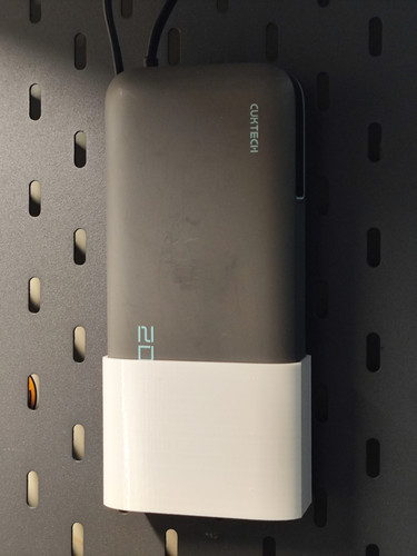 适用宜家SKADIS斯考迪斯 宜家洞洞板配件  酷态科CP25充电宝支架