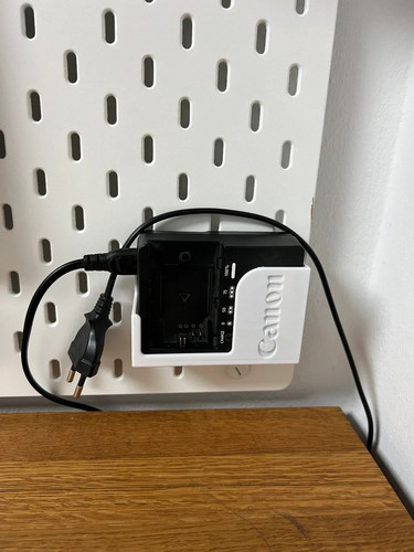 适用宜家SKADIS 宜家洞洞板配件 佳能 LC-E6E 充电器支架