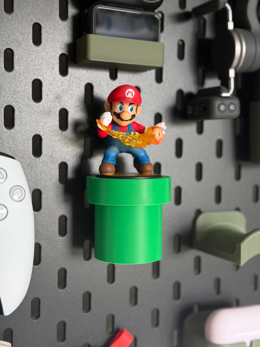 适用宜家SKADIS斯考迪斯 宜家洞洞板配件 amiibo水管支架