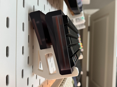 适用宜家SKADIS斯考迪斯 宜家洞洞板配件  双层键盘+腕托支架