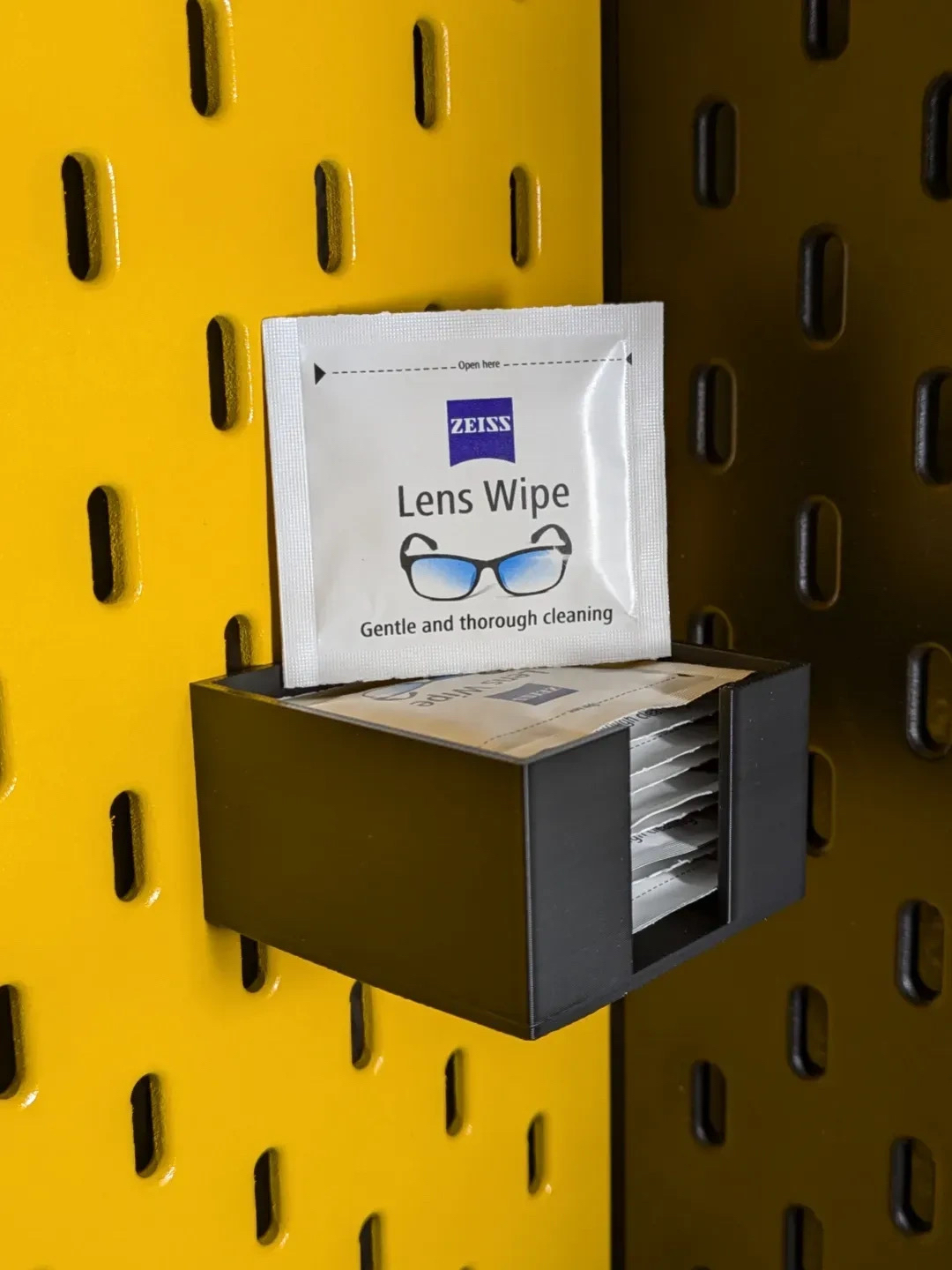 适用宜家洞洞板配件 蔡司 Zeiss 眼镜 擦拭纸盒 - 10张擦拭纸