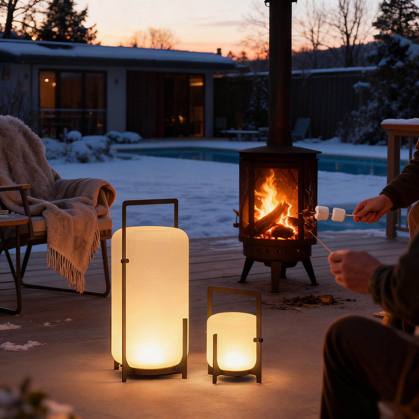 防水户外壁灯太阳能手提草坪灯